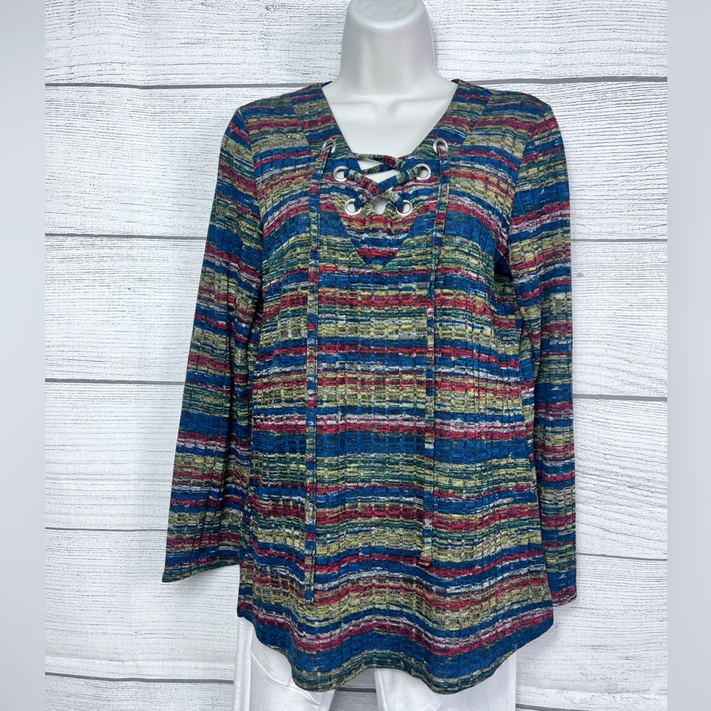 Bundle Chenault Fall Colors Stripe Lightweight Sw… - image 2